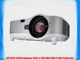 NP2250 4200 Lumens 1024 x 768 XGA 600:1 LCD Projector