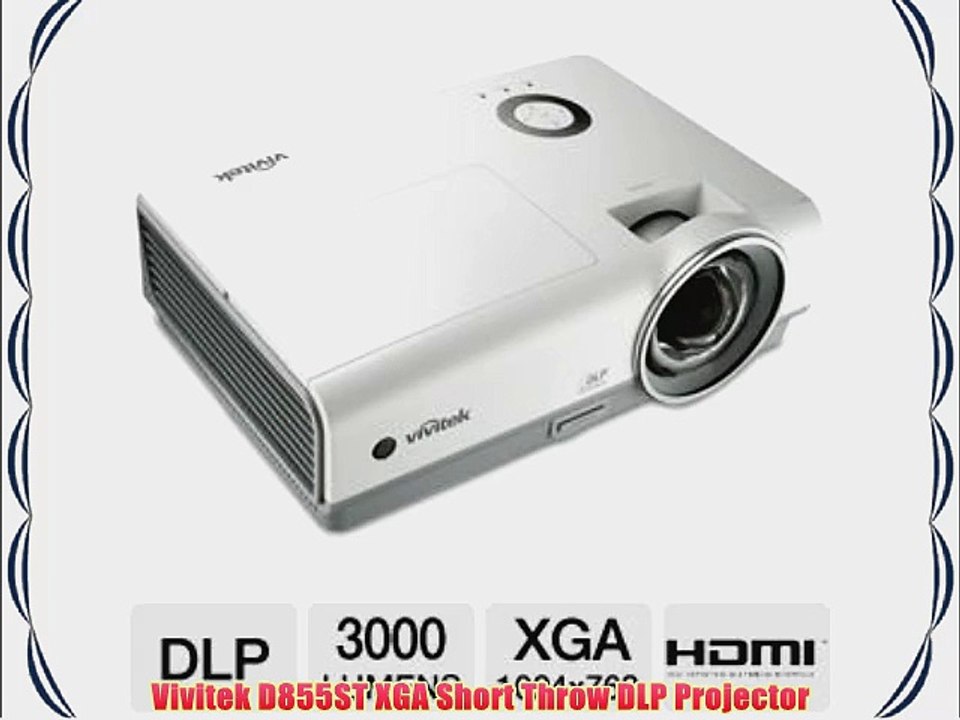 Vivitek D855ST XGA Short Throw DLP Projector
