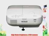 V11H452520WR Brightlink 485Wi 3100 Lumens 1280 x 800 WXGA 3000:1 Interactive Projector with