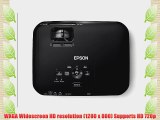 Epson EX7210 Projector (Portable WXGA 720p Widescreen 3LCD 2800 lumens color brightness 2800