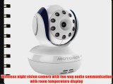 Motorola MBP33 Wireless Video Baby Monitor with Infrared Night Vision and Zoom