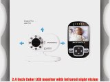 Motorola MBP26 Wireless 2.4 GHz Video Baby Monitor with 2.4 Color LCD Screen Infrared Night