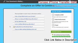 Tansee iPhone Transfer SMS Download [Instant Download]