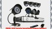 ZMODO 16CH Security Surveillance Camera System 8 Outdoor/Indoor 600TVL Hi-Resolution CCTV Cameras