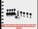 Zmodo 8CH Surveillance DVR Security Camera System with 8 Outdoor Security CCD IR Night Vision