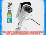 ePathChina?1/3 Sony Effio-E Color CCD 700TVL High Resolution IR Weatherproof CCTV Camera White