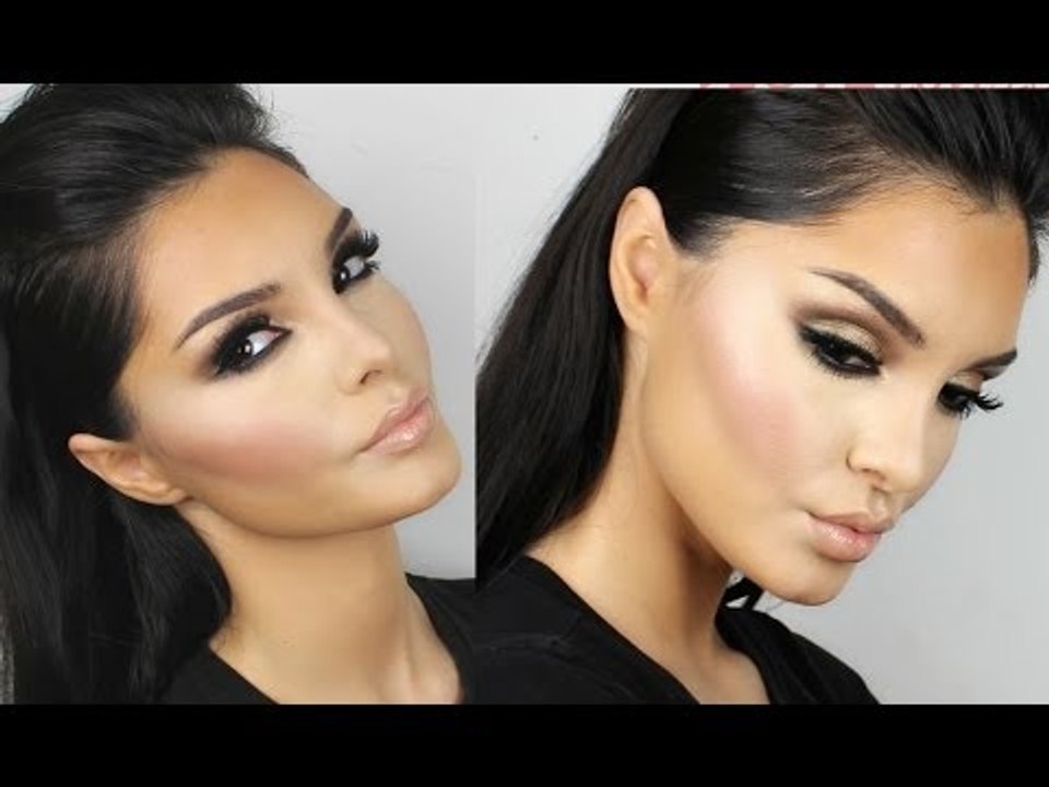 Makeup Tutorial : Kim Kardashian New Brown Smokey Eyes