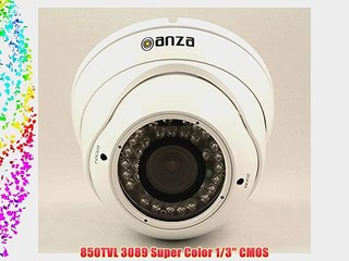 Dome Camera - 850TVL 3089 Super Color 1/3 Super CMOS 2 Megapixel - Low Illumination - Long