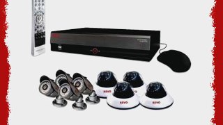 Revo R164D4FB4F-2T 16-Channel 2TB DVR Surveillance System with 8 600TVL Cameras (Black)