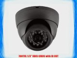 Shantech CCTV Security Camera - 700 TVL Day Night Vision Vandalproof Dome CMOS HDIS 1/3'' 3.6mm