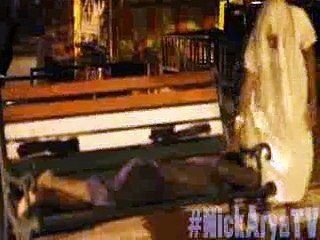 White Lady Scare Prank To Public Extream Funny Rection