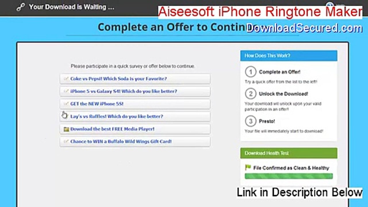 Aiseesoft iPhone Ringtone Maker Keygen (Instant Download)