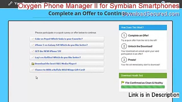 Oxygen Phone Manager II for Symbian Smartphones Crack (Instant Download)
