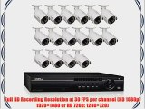 Q-See 1080p HD Complete IP Surveillance System - 16 IP Cameras 1080p (16 Bullet)