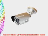 LaView 600 TVL High Resolution 1/3 PixelPlus 3.6mm Fixed Lens Indoor/Outdoor Day