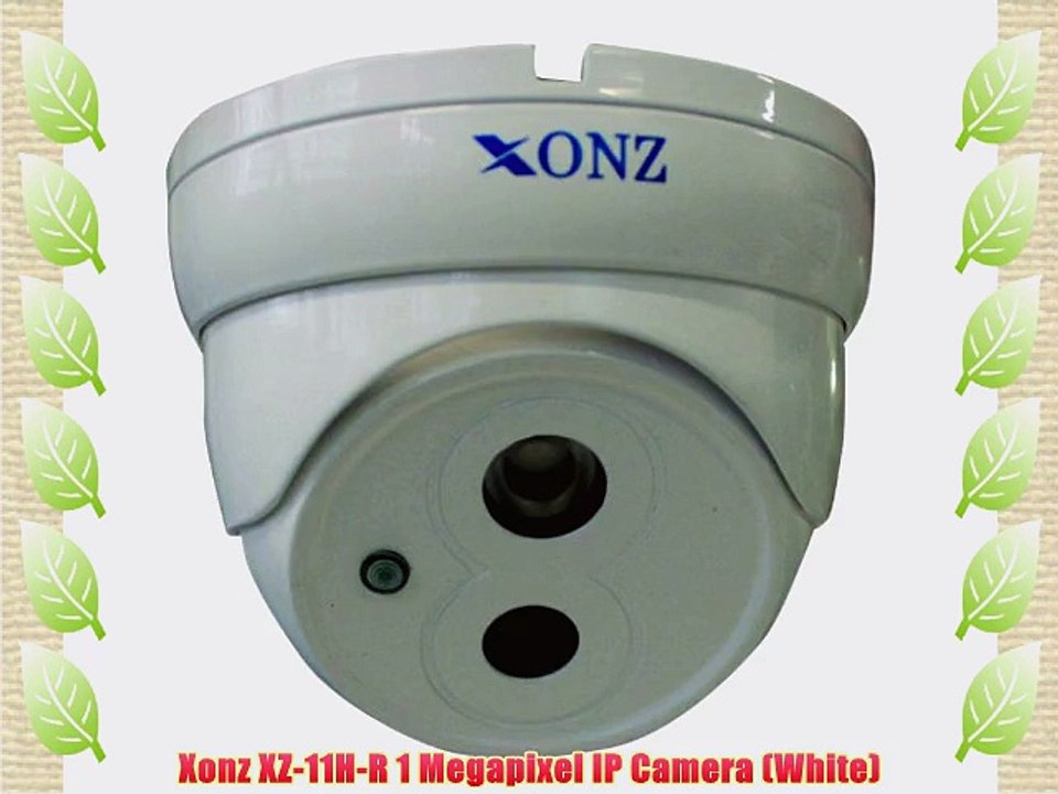 Xonz XZ-11H-R 1 Megapixel IP Camera (White)