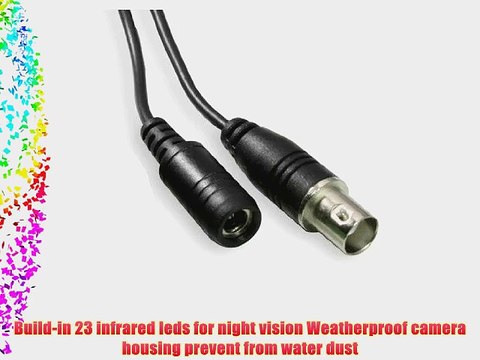 DTVASION? BC23N CCTV Security Camera - 700 TVL Day Night Vision IR Home Security Camera Vandal