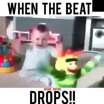 Babies Dancing When the Beat Drops