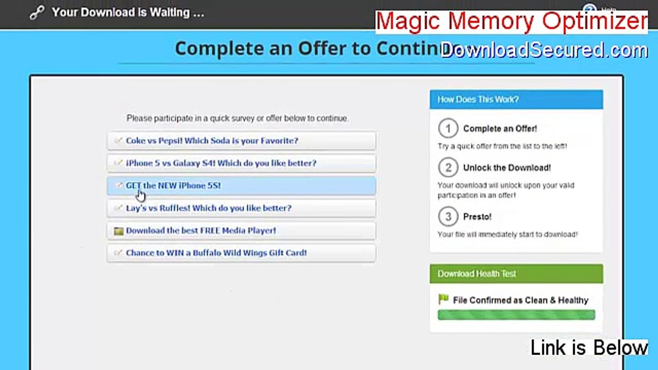 Magic Memory Optimizer Free Download - Free of Risk Download (2015)