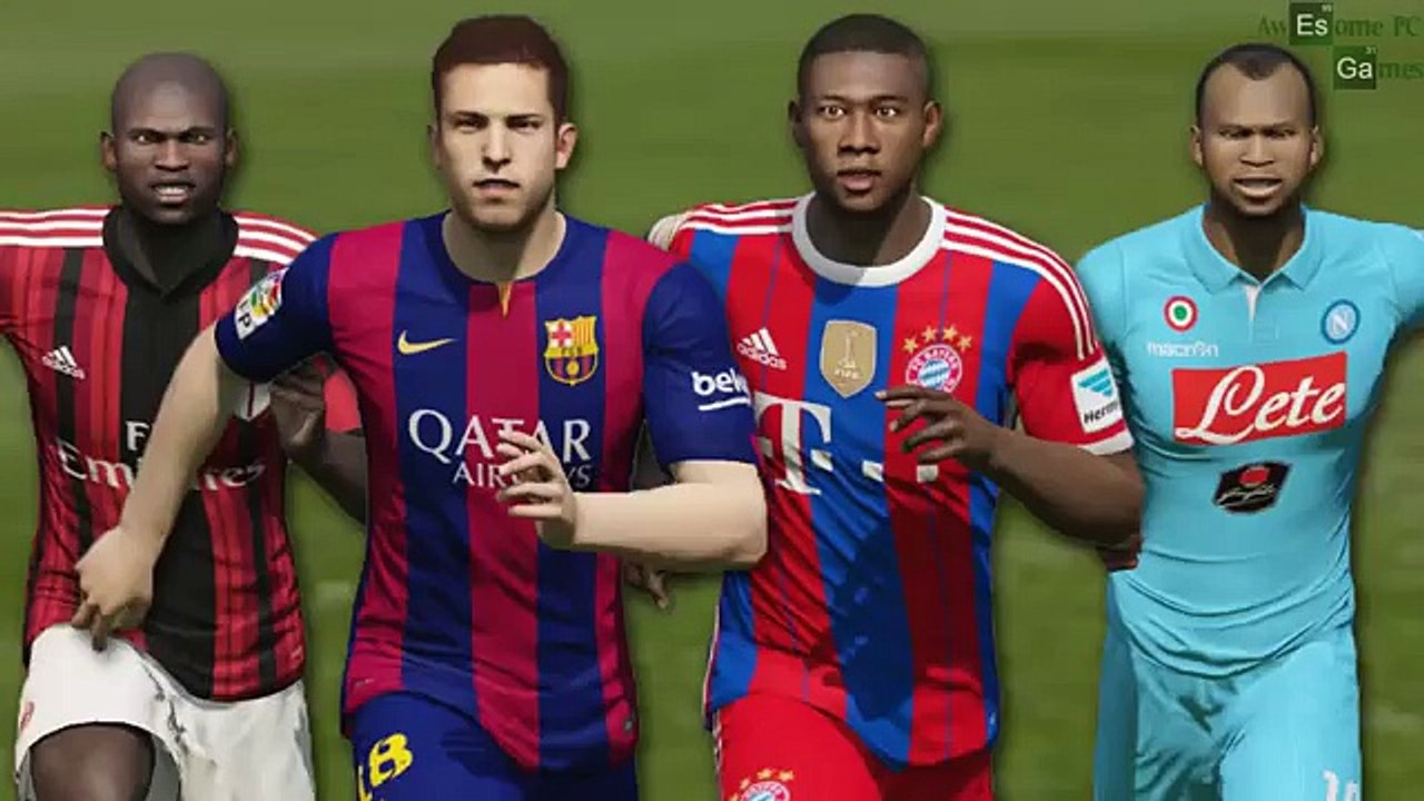 Fastest Left Backs in FIFA 15  Speed Test