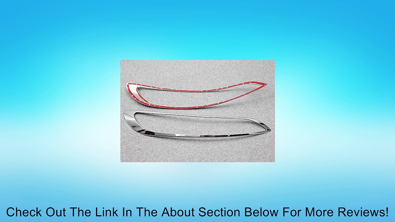 Chrome Headlight + Tail Light Front Rear Lamp cover trims Fits Jeep Cherokee 2014 Review