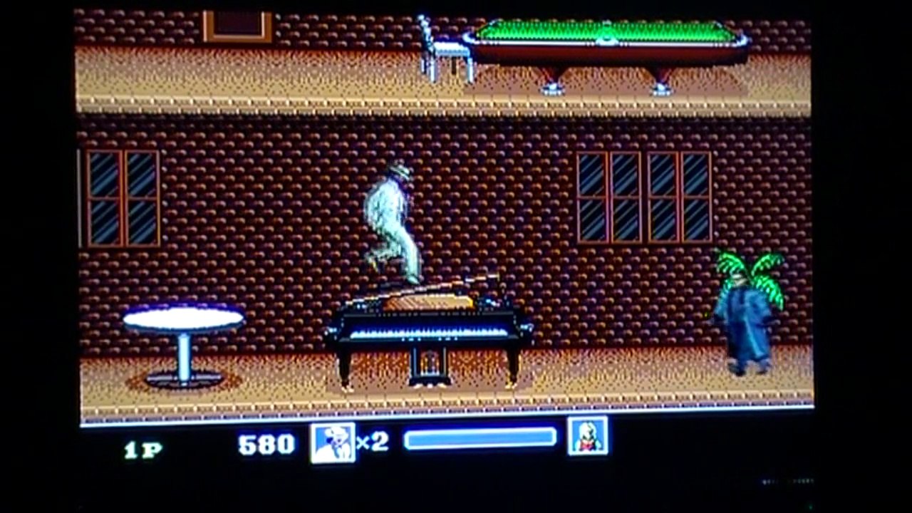 test Michael Jackson's Moonwalker chaine retrogaming à l'arrache