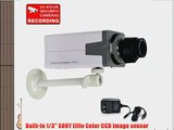 VideoSecu Home Video Surveillance 700TVL CCTV Body Box Security Camera Built-in 1/3 Sony Effio