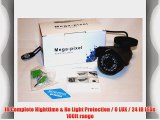 USG 900TVL Bullet Security Camera   100ft Nighttime IR LEDs   Weatherproof   Super CMOS Chip