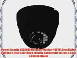 iPower Security SCCAME0015 Indoor Outdoor 480TVL Sony EXview HAD CCD II Effio-E DSP Dome Security