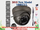 101AV 700TVL Dome Security Camera 2.8-12mm Varifocal Lens 1/3 SONY Super HAD II CCD 100ft IR