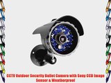 CCTV Outdoor Security Bullet Camera with Sony CCD Image Sensor