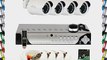 GW Security 4 Channel 960H Security Camera DVR CCTV System with 4 x 850 TVL Cameras and Pre-Installed