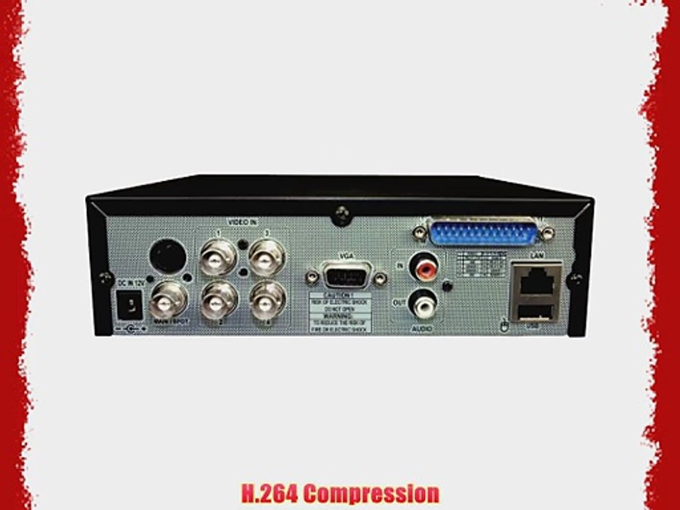 ATV VLD4500 4-Channel H.264 D1 Digital Video Recorder (DVR) 500GB