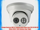 Orange Sources 3MP IP Camera Onvif 4mm Lens POE IR 90ft HD Video 2048?1536 Outdoor Day/ Night