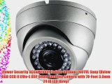 iPower Security SCCAME0021 Indoor Outdoor 700TVL Sony EXview HAD CCD II Effio-E DSP Dome Security