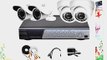 iPower Security SCCMBO0003-500G 4 Channel 500GB HDD Full D1 DVR Security Surveillance System