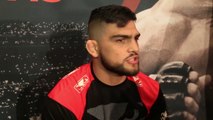Tyron Woodley and Kelvin Gastelum size each other up