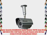 iPower Security SCCAME0035 Indoor Outdoor 700TVL Sony EXview HAD CCD II Effio-E DSP Bullet