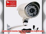 VideoSecu Built-in 1/3 SONY CCD Outdoor Day Night Vision 28 IR LEDs 3.6mm Wide Angle Lens Security