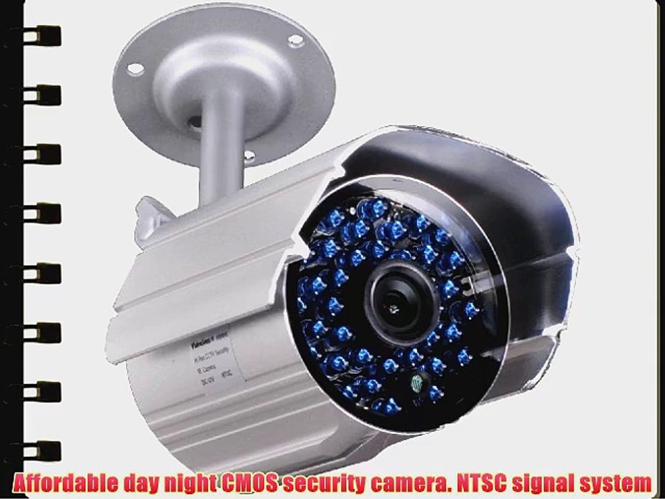 VideoSecu CCTV Outdoor Security Camera IR Infrared Day Night Vision Weatherproof 520TVL High
