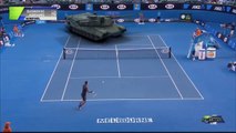 Novak Djokovic VS armed TANK : AUS OPEN 2015