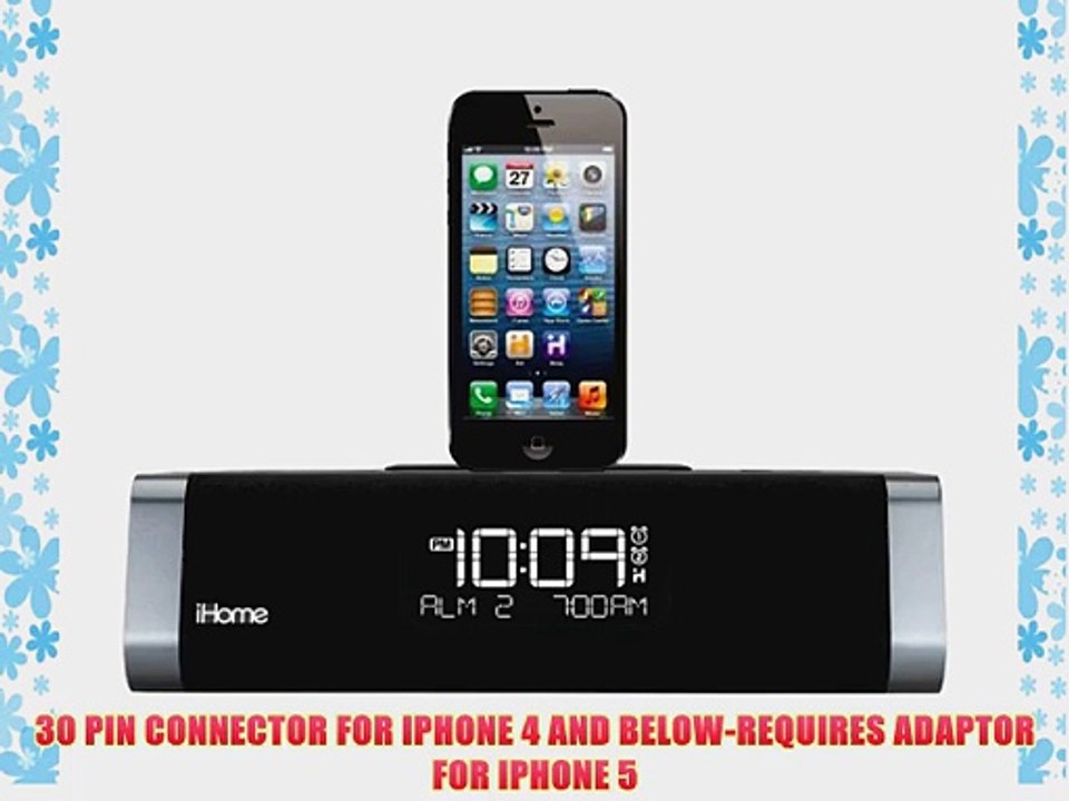 TRUE NIGHTVISION IHOME IPOD DOCK SELF CONTAINED SPY CAMERA/DVR-TOTALLY COVERT WITH INVISIBLE