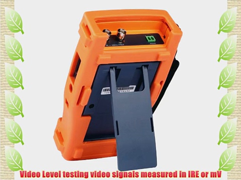 ST893 3.5 Inch LCD Monitor CCTV Camera Video PTZ RS485 UTP Tester Meter for On-site Installation