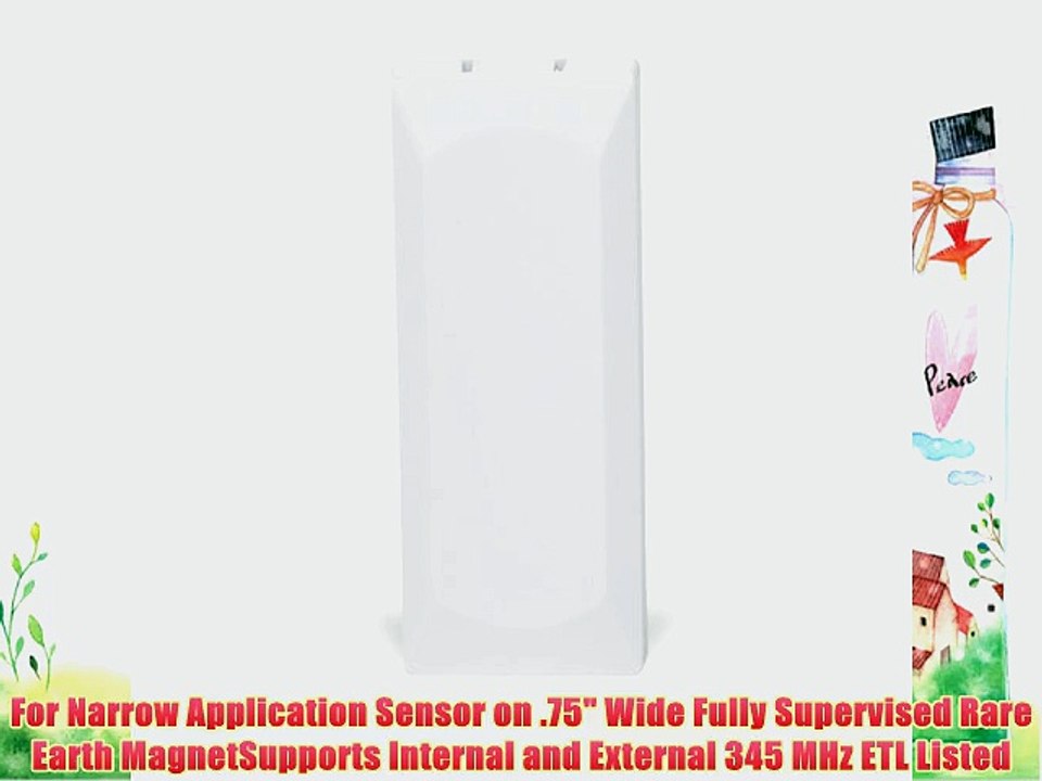 2gig DW10 Thin Door Window Contact ETL Listed