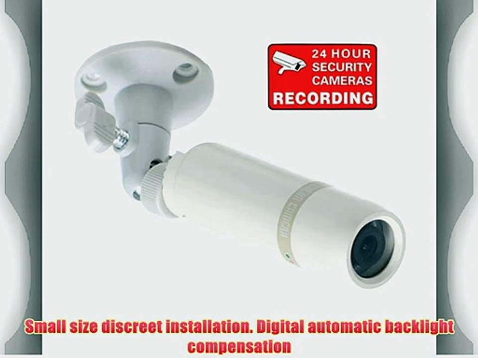 VideoSecu Built-in Sony CCD CCTV Security Camera Weatherproof Outdoor 420 TVL 3.6mm Wide View