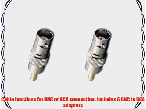 VideoSecu 3 X 100 Feet Video Power CCTV Security Camera Cable with BNC RCA connectors 1QB