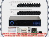 GW Security 32 Channel CCTV 960H DVR Surveillance Security Camera System with 24 x 650TVL Varifocal