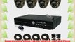 CIB R401H60W500G8403 4CH Surveillance DVR Four CCD Cameras 500GB KIT. Eagleeyes Software