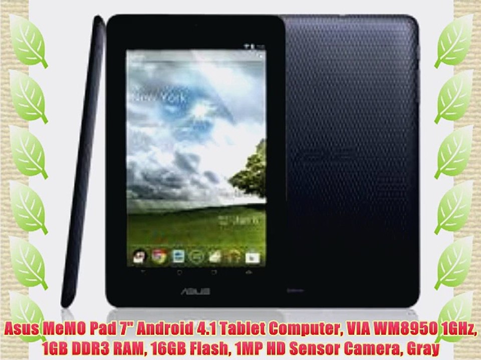 Asus MeMO Pad 7 Android 4.1 Tablet Computer VIA WM8950 1GHz 1GB DDR3 RAM 16GB Flash 1MP HD