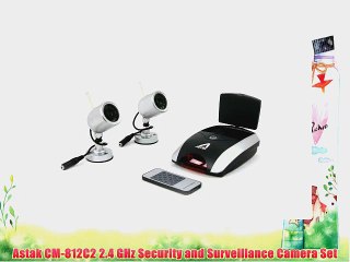 Astak CM-812C2 2.4 GHz Security and Surveillance Camera Set